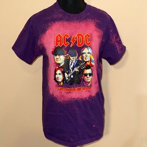 AC/DC Purple Graphic T-Shirt